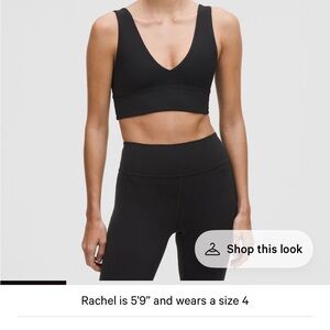 New with tag Lululemon V neck Bra